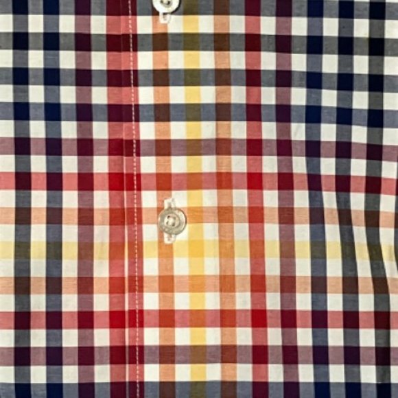 Toscano Colorful Plaid Shirt - Picture 1 of 5